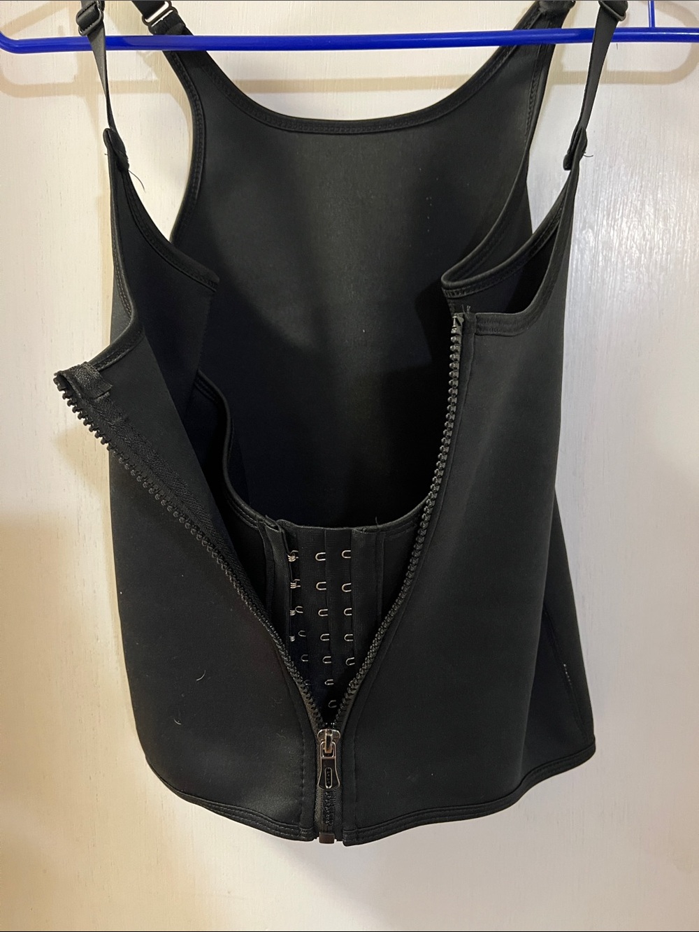 Black Women’s Zip-Front Shapewear Vest